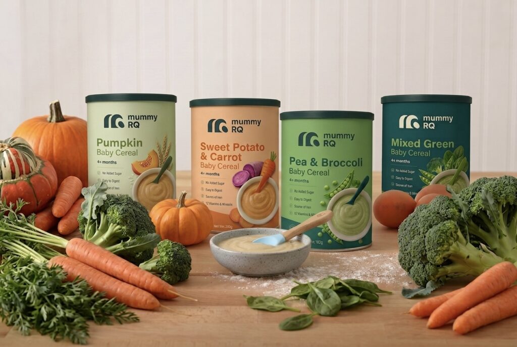 Vegetable cereal powder
